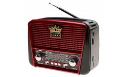 Retro Radijo imtuvas, nešiojamas su saulės baterija