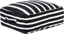 Pufas Beliani Settat, balta sp./juoda sp., 50 cm x 50 cm x 20 cm