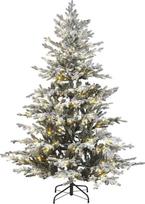 Dirbtinė Kalėdų eglutė apsnigta Beliani Brisco 335139, 180 cm, su stovu