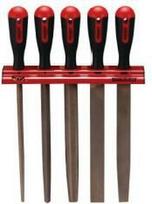 Teng Tools rinkinys su 5 failais ir sieniniu laikikliu