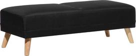 Pufas Beliani Florli, juoda sp., 55 cm x 128 cm x 45 cm