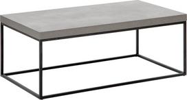 Kavos staliukas Shumee Delano, juoda sp./pilka sp., 60 cm x 100 cm x 40 cm
