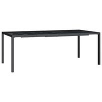 Sodo stalas，Lauko stalas, antracito spalvos, 200x100x72cm, plienas CFE142413