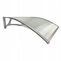 Stogelis virš durų Metal-gum, 150x100 cm, pilkas