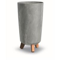 Gėlių vazonas Prosperplast Gracia Tubus Slim Beton Effect DGTL200E-422U, pilkas
