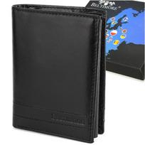 Vyriška odinė piniginė Itališka natūralios odos piniginė Premium Classic Rfid Baltimore G05