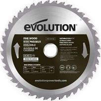 Evolution pjūklas medienai 210mm, 40 dantų, tiksliems pjūviams