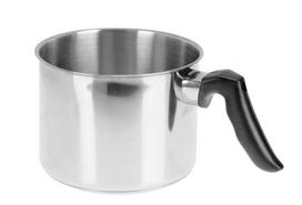Nerūdijančio plieno pieno puodelis su rankena 14cm 1,5l