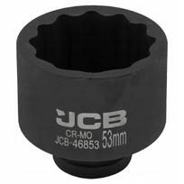 Smūginė lizdinė galvutė Jcb 3/4" 53 mm, 12-kampė