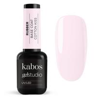 Kabos Gelstudio Base Rubber Cotton Kiss, 10ml – kaučiukinė bazė silpniems nagams, švelni rožinė spalva