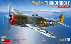 Klijuojamas Modelis MiniArt 48032 P-47M Thunderbolt Advanced Kit 1/48