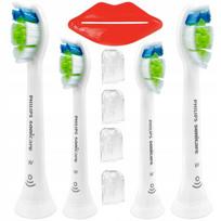 Elektrinio dantų šepetėlio antgalis 2x "Philips DiamondClean White HX6062/26 2-PAK antgalis + išspaudiklis