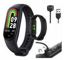 Išmanusis laikrodis Išmanioji apyrankė M8, Bluetooth, magnetinis įkrovimas, juoda
