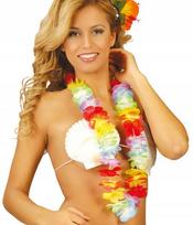 Hawajų karoliai su spalvingomis gėlėmis – Aloha