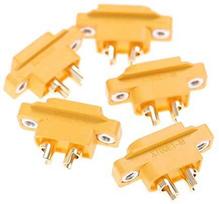 5 vienetai XT60E-M Male Plug Aukštos kokybės modelis RC Lipo baterijos jungtys