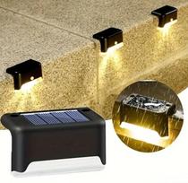LED Saulės pakraunamos lempos 8 vnt. su prieblandos jutikliu