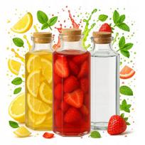 Stiklinė butelis Milano 350ml su kamšteliu