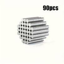 Neodimio magnetas 4mm x 1.5mm, 90 vnt