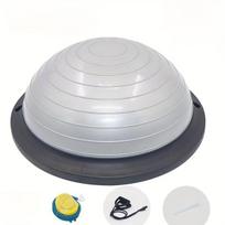 Fitness balansavimo kamuolys kūno formavimui ir kojoms., pilka
