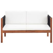 Dvivietė sodo sofa，Lauko sofa, akacijos medienos masyvas CFE92438