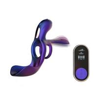 Penio žiedas Hueman Zenith 3-in-1 vibruojantis su nuotolinio valdymo pulteliu