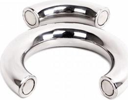 Penio žiedas Kiotos Steel Round Magnetic 51 mm, sidabrinės spalvos