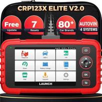 CRP123X V2.0 Elite Automobilių Diagnostikos Krepšys, 4 Sistemos - ABS SRS Pavarų Dėžės Variklio Diagnostika Automobiliui Multimarkinė, FCA S