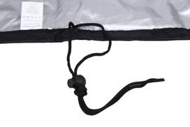 Lauko baldų uždangalas, 180 x 300 x 70 cm, juodas