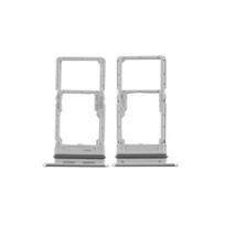 SIM kortelės laikiklis Samsung A346 A34 5G 2023 Silver originalus (service pack)