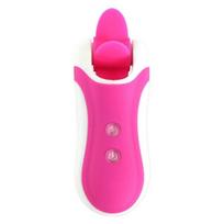 Klitorinis stimuliatorius FeelzToys Clitella rožinis, oralinio sekso simuliacija + 7 kombinacijos + įkraunamas per USB