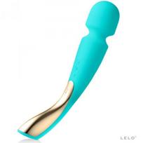 Wand masažuoklis LELO Smart Wand 2 Large Aqua galingas, įkraunamas