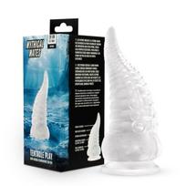 Dildo „Mythical Mates“ čiuptuvų žaidimams, gelinis, 20 cm, su siurbtuku, tekstūruotu kotu