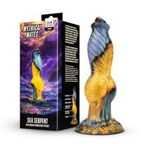 Stūmoklinis dildo „Mythical Mates“ jūros gyvatė, 26 cm, vibruojantis fantazijos dizainas