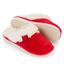 Moteriškos odinės šlepetės IreShoes Red Home Slippers Premium Slippers