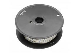 Led juosta Flash 2835, 300 Led, šalta balta, 33w, 8mm, 5m