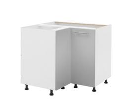 Pastatoma kampinė spintelė Liveo Tiffany T26/D90NW, 84 cm, pilka