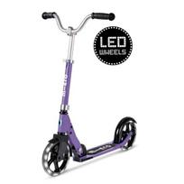Vaikiškas paspirtukas Micro Cruiser LED, violetinė