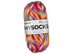 Siulai MyBoshi Mysocks Pixel 75% vilna/25% poliamidas 150g/390m spark