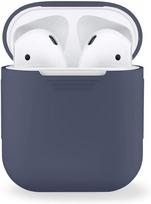 Bluetooth ausinės, silikoninis apsauginis dėklas, mėlynas