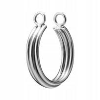 Sidabrinis titano žiedas štangai, 13 mm