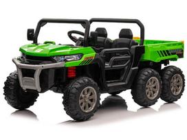 Dvivietis vaikiškas elektromobilis Farmer Truck, žalias