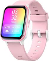 Išmanusis laikrodis Vaikiškas išmanusis laikrodis, 1.5", IP68, rožinis