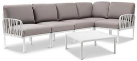 Lauko baldų komplektas KOMODO Corner, Bianco Grigio