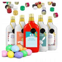 Klasikinė 500ml Kalėdinė/velykinė butelka su dekoracijomis