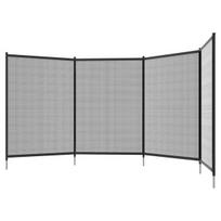 Apsauginė tvorelė baseinui, tvenkiniui 365 x 126 cm - juoda