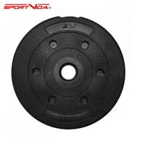 Diskinis svoris SportVida Rubbered Universal Disc 2.5 kg, 26 mm