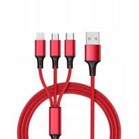 3-in-1 MICRO TYPE-C į IPHONE USB-C 5A ĮKROVIMO KABELIS, 3-in-1 MICRO TYPE-C į IPHONE USB-C 5A ĮKROVIMO KABELIS