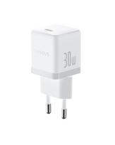 Įkroviklis nešiojamam kompiuteriui Baseus Palm tinklo įkroviklis 30 W USB-C, QC3.0 PD3.0, su USB-C kabeliu 1 m, baltas