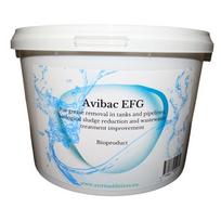 Bakterijos kanalizacijai ir riebalų šalinimui Avibac EFG. Milteliai. 1 kg pakuotė