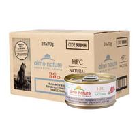 Almo Nature HFC Tuna with Whitebait 70gx24 tunas su jaunom sardinėm konservai katėms